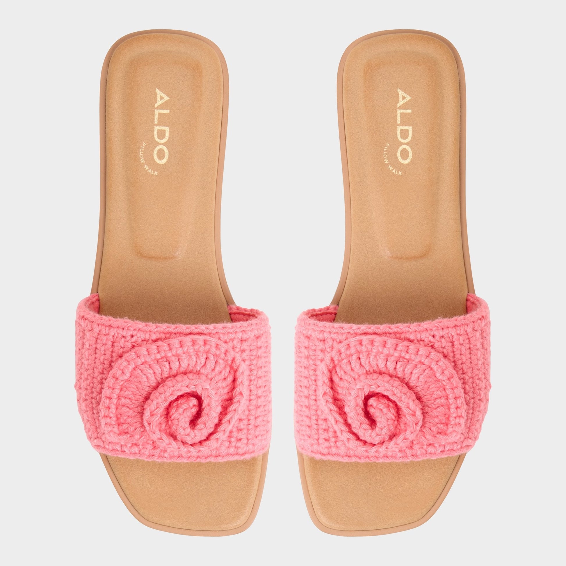Sabbia Medium Pink Women's Flats - Slide sandal Aldo Medium Pink