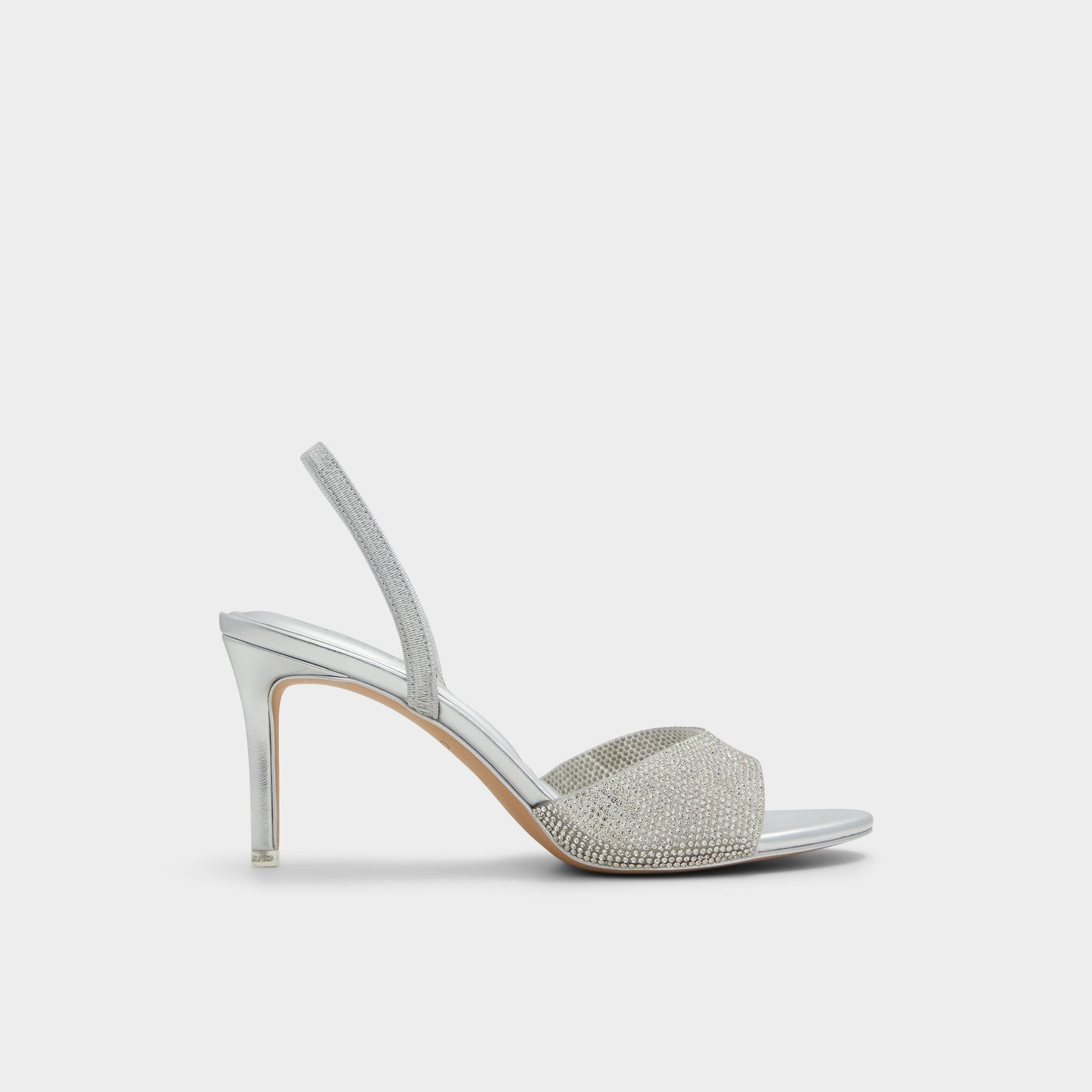 Aitana in Silver - Strappy heeled sandal, Stiletto heel Aldo Silver