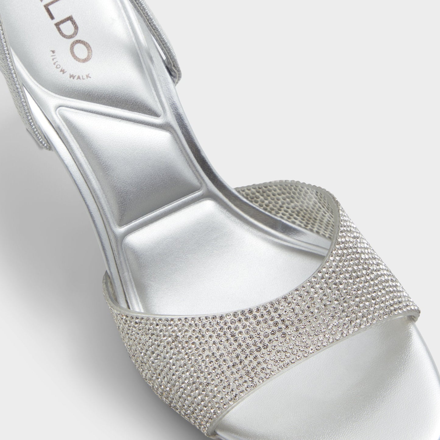 Aitana in Silver - Strappy heeled sandal, Stiletto heel Aldo Silver