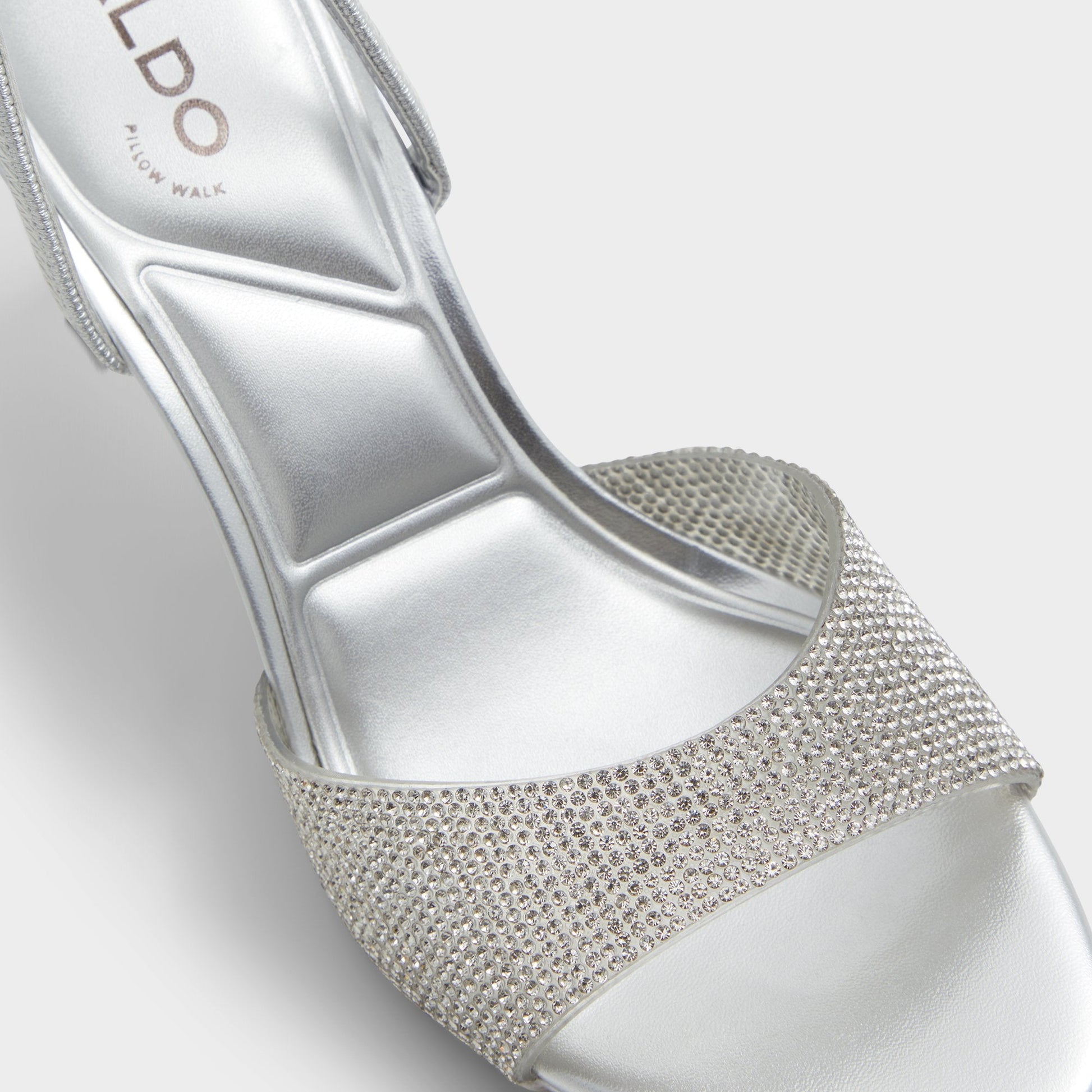 Aitana in Silver - Strappy heeled sandal, Stiletto heel Aldo Silver