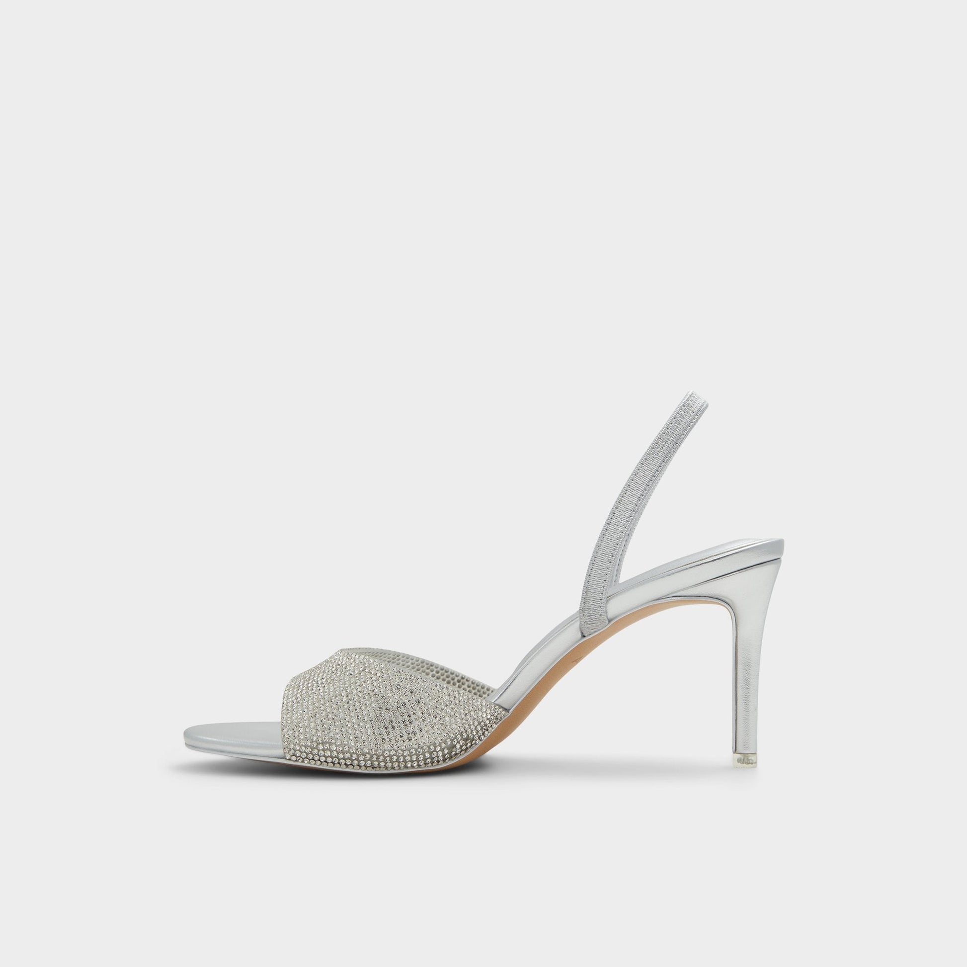 Aitana in Silver - Strappy heeled sandal, Stiletto heel Aldo Silver