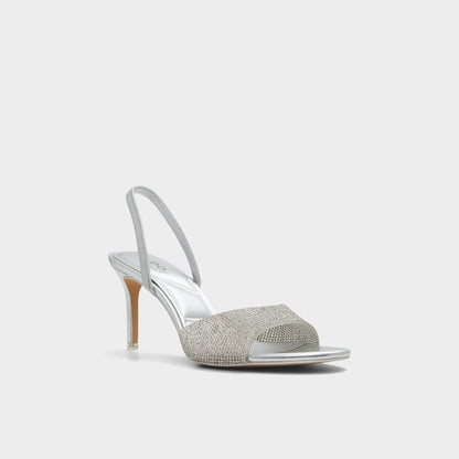 Aitana in Silver - Strappy heeled sandal, Stiletto heel Aldo Silver