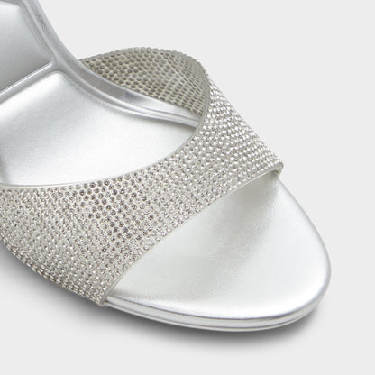 Aitana in Silver - Strappy heeled sandal, Stiletto heel Aldo Silver