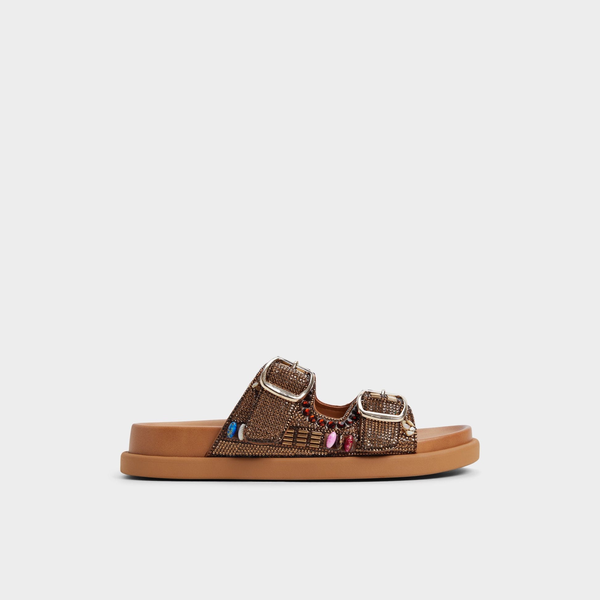 Bohochic Open Brown Women's Footbed sandals - Footbed sandal Aldo Open Brown