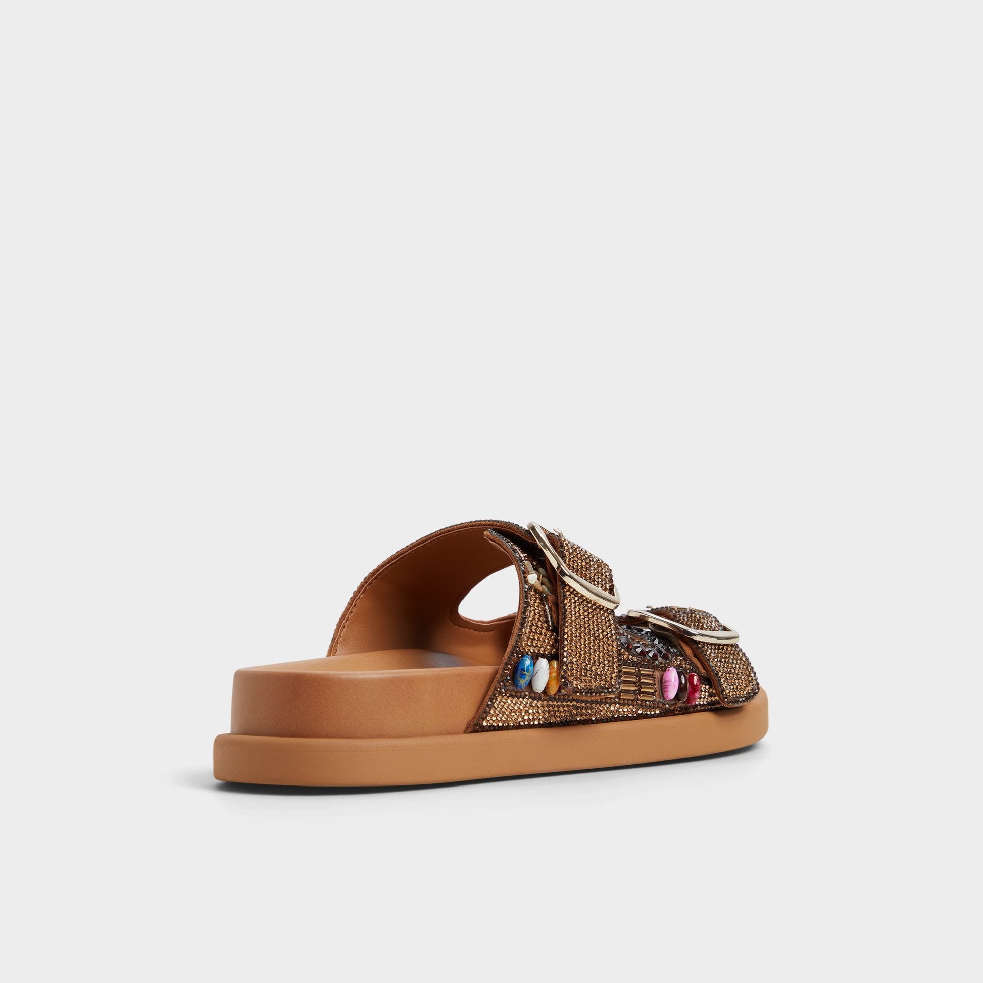 Bohochic Open Brown Women's Footbed sandals - Footbed sandal Aldo Open Brown