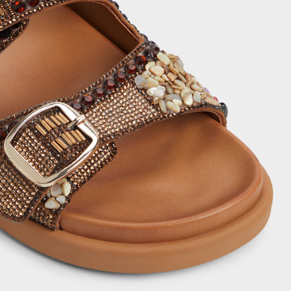 Bohochic Open Brown Women's Footbed sandals - Footbed sandal Aldo Open Brown