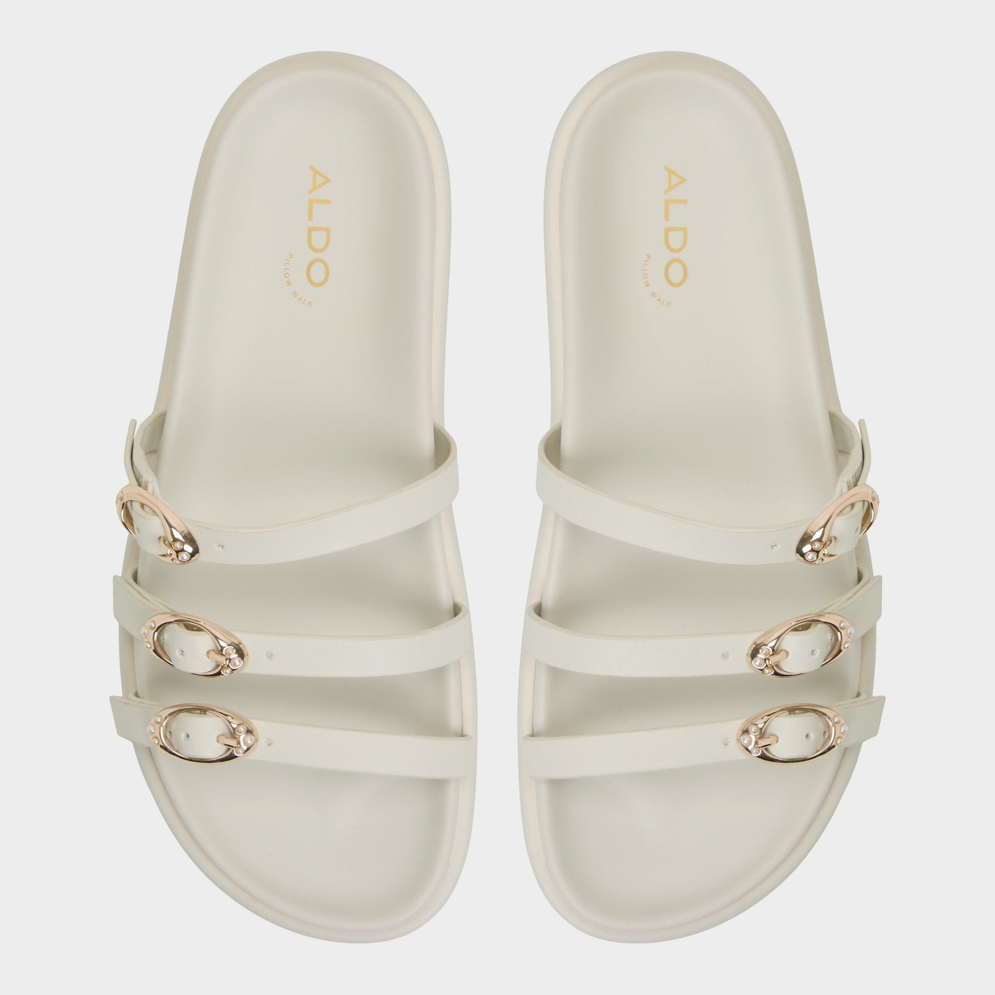 Zephyra White Women's Footbed sandals - Footbed sandal, Footbed sandal Aldo White