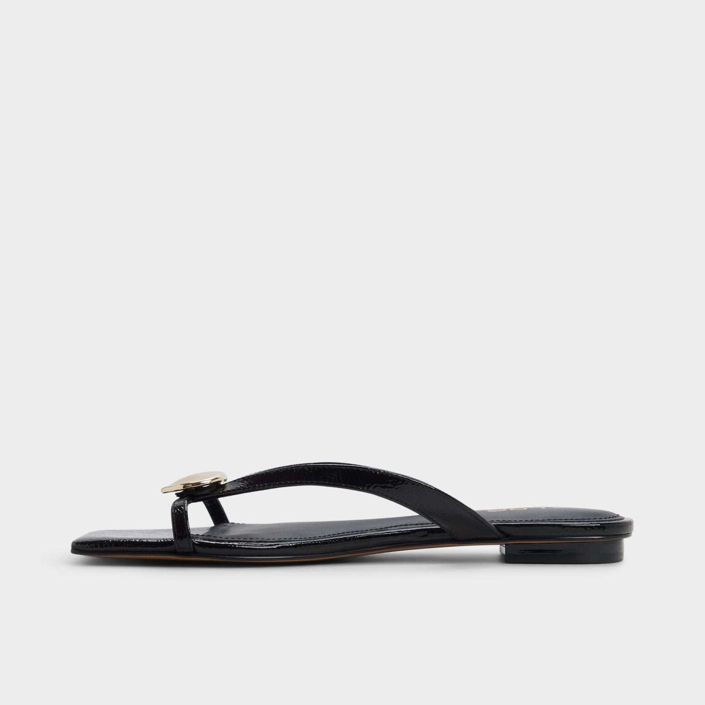 Iliria Black Women's Flats - Slide sandal Aldo Black