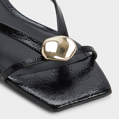 Iliria Black Women's Flats - Slide sandal Aldo Black
