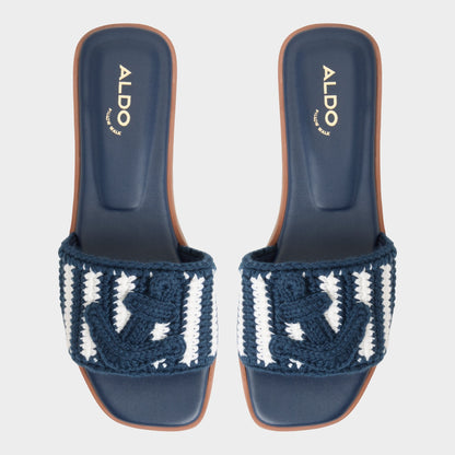 Sabbia Blue Combo Women's Flats - Slide sandal Aldo Blue Combo