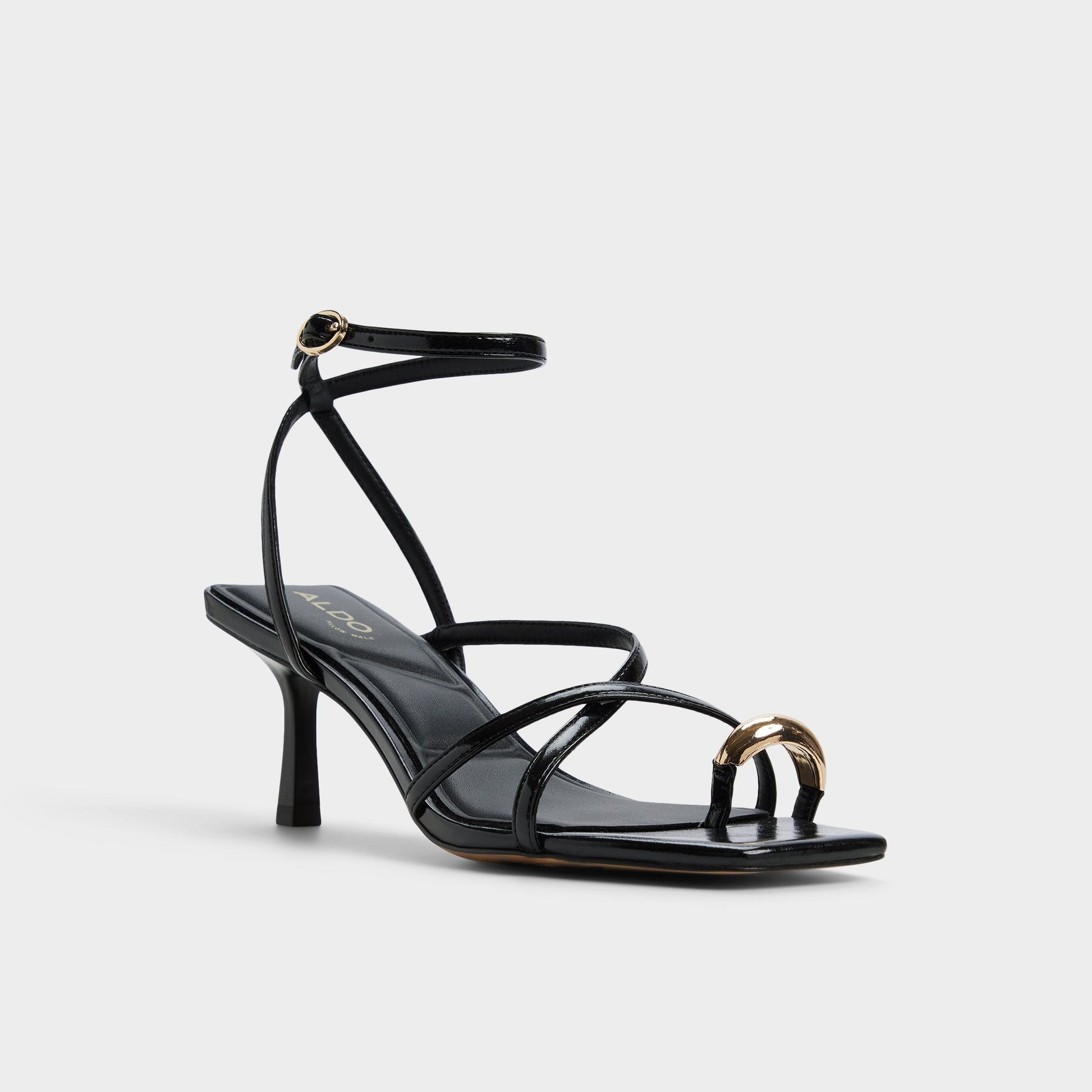 Elodiah Black Women's Travel essentials - Strappy heeled sandal, Stiletto heel Aldo Black