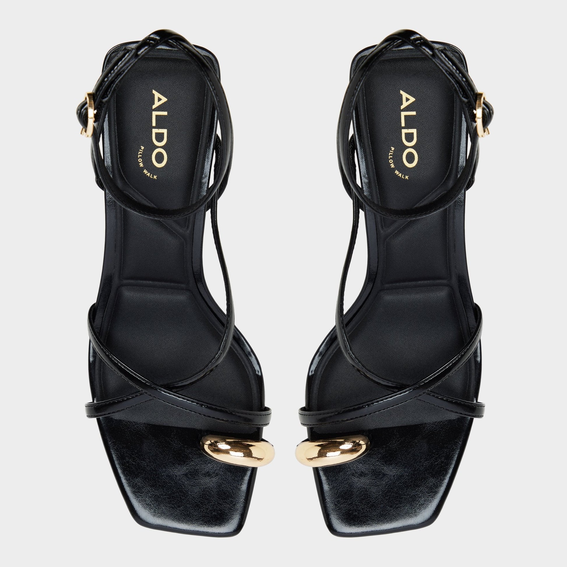 Elodiah Black Women's Travel essentials - Strappy heeled sandal, Stiletto heel Aldo Black