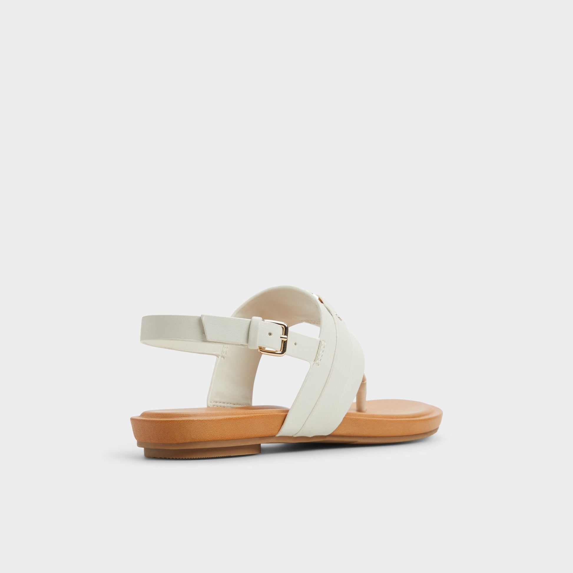 Taylen White/Bone Women's Footbed sandals - T-strap sandal Aldo White/Bone