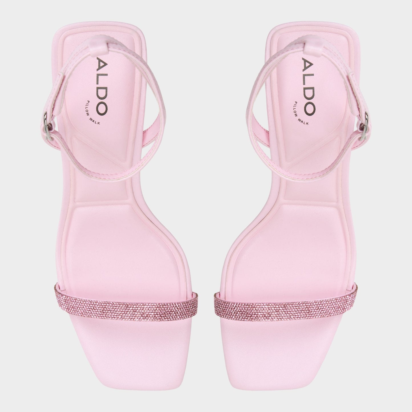 Kirri Light Pink Women's Strappy sandals - Strappy heeled sandal Aldo Light Pink