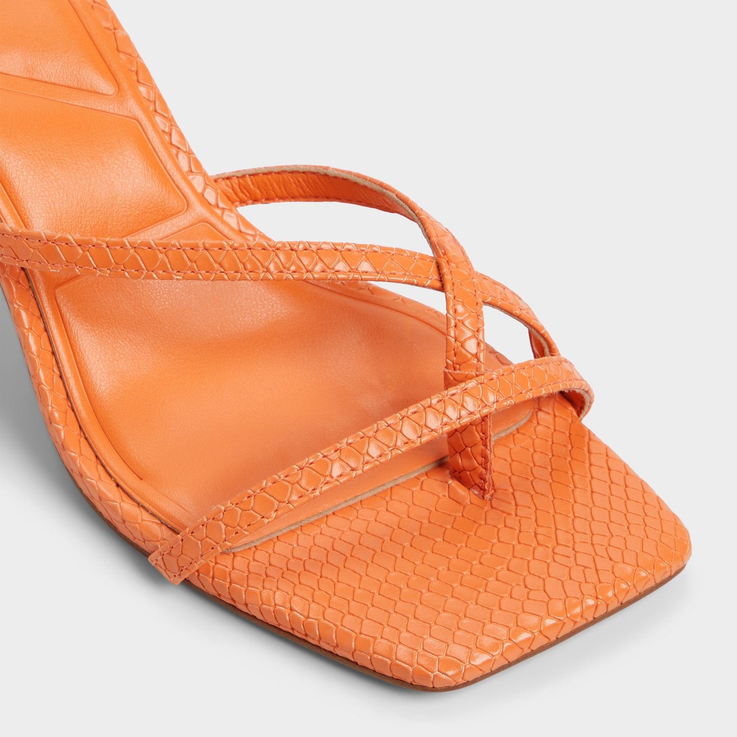 Calypsa Medium Orange Women's Heeled mules - Strappy heeled sandal Aldo Medium Orange
