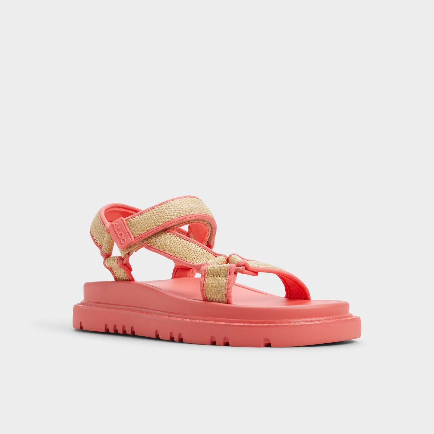 Oceana Coral Women's Footbed sandals - Footbed sandal Aldo Coral