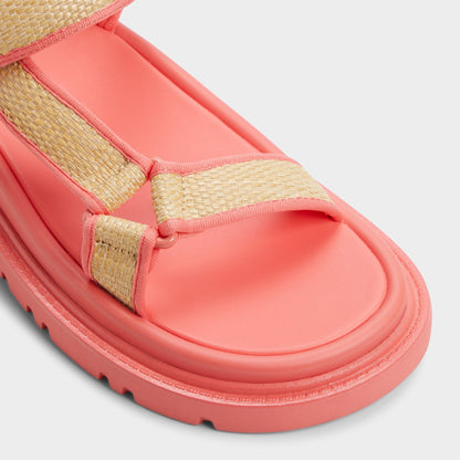 Oceana Coral Women's Footbed sandals - Footbed sandal Aldo Coral