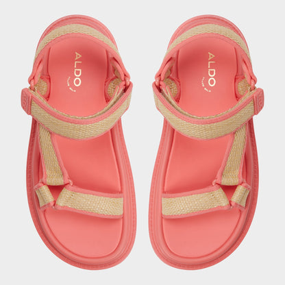 Oceana Coral Women's Footbed sandals - Footbed sandal Aldo Coral