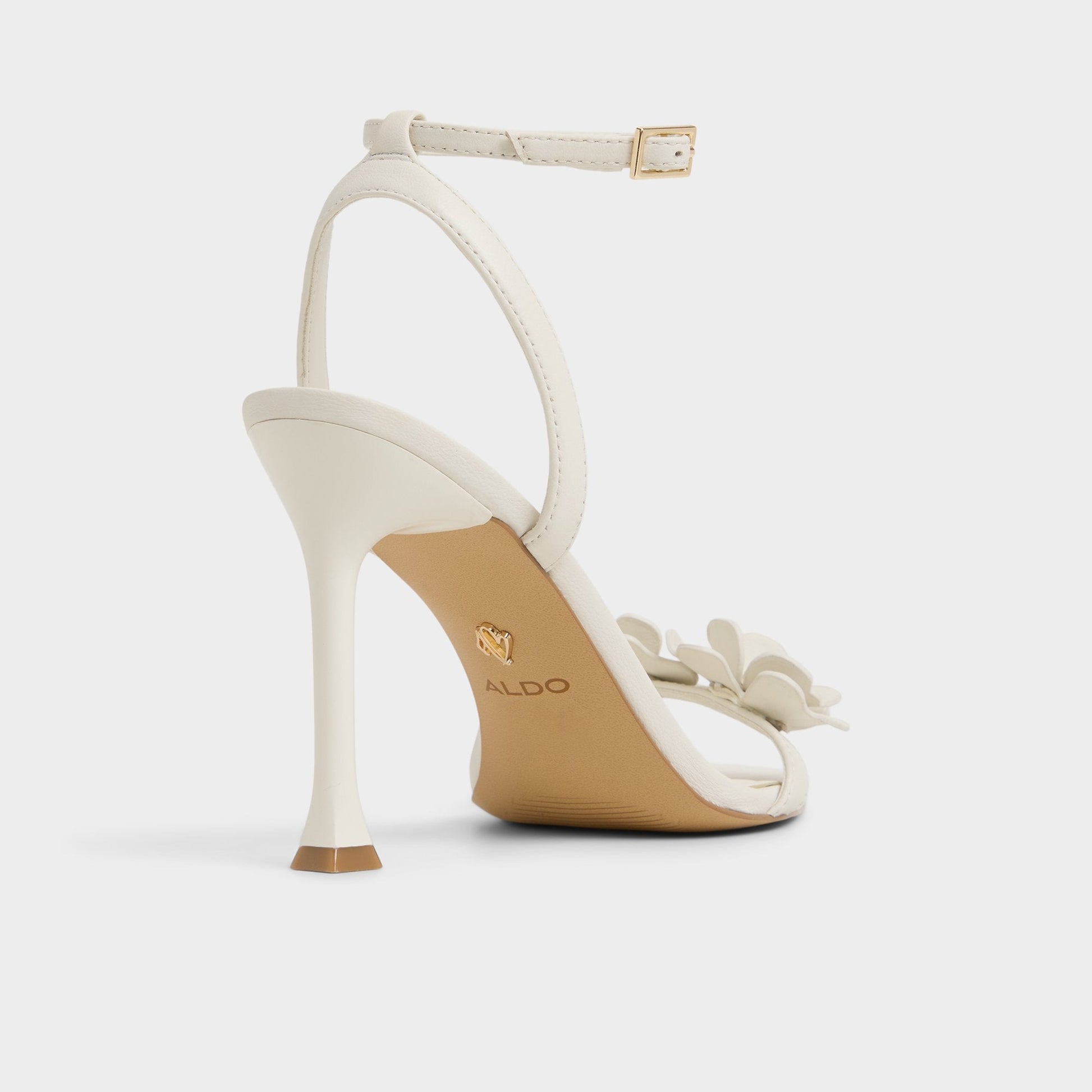 Daisylily White/Bone Women's Heeled sandals - Strappy heeled sandal, Stiletto heel Aldo White/bone
