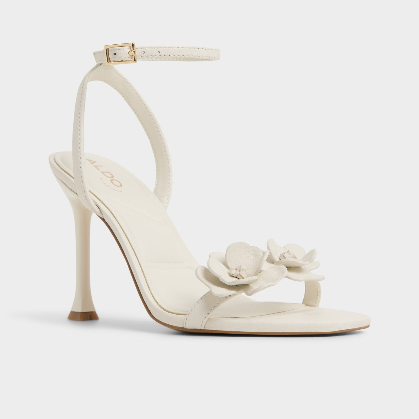 Daisylily White/Bone Women's Heeled sandals - Strappy heeled sandal, Stiletto heel Aldo White/bone