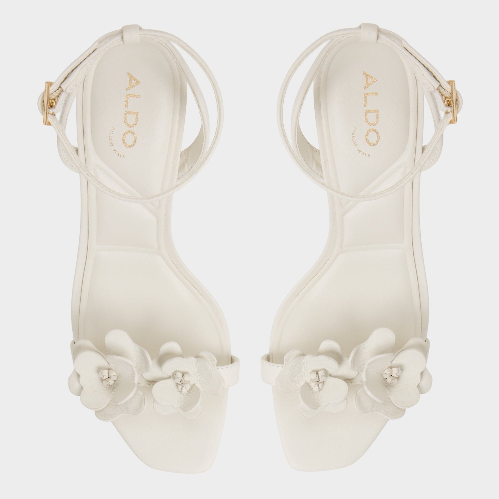 Daisylily White/Bone Women's Heeled sandals - Strappy heeled sandal, Stiletto heel Aldo White/bone