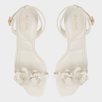Daisylily White/Bone Women's Heeled sandals - Strappy heeled sandal, Stiletto heel Aldo White/bone