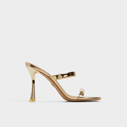 Evalyn in Gold - Strappy heeled sandal, Stiletto heel Aldo Gold