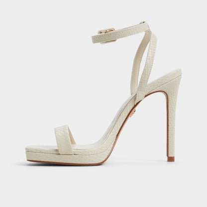 Kaathy Light Brown Women's Strappy Heels - Strappy heeled sandal Aldo Light Brown