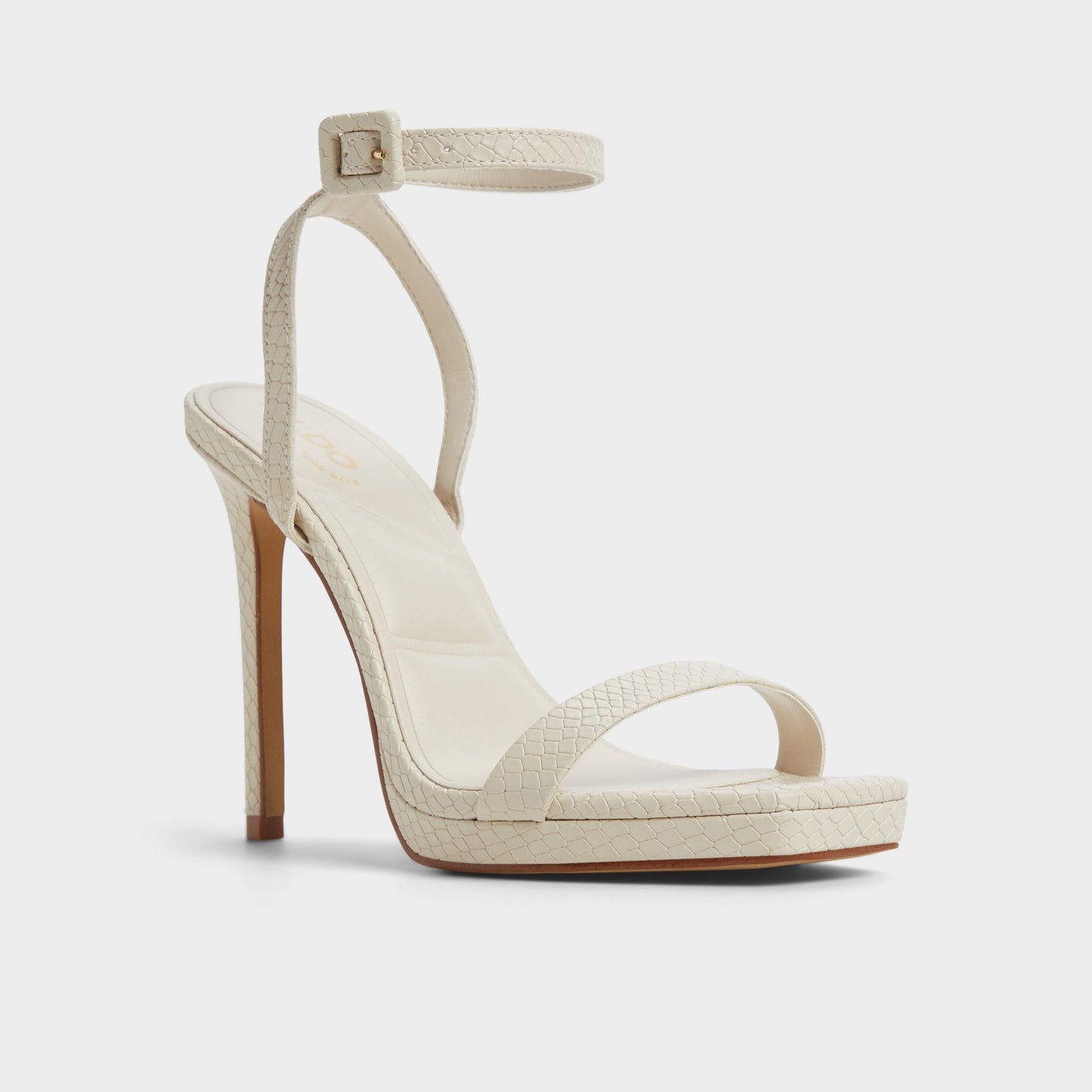 Kaathy Light Brown Women's Strappy Heels - Strappy heeled sandal Aldo Light Brown