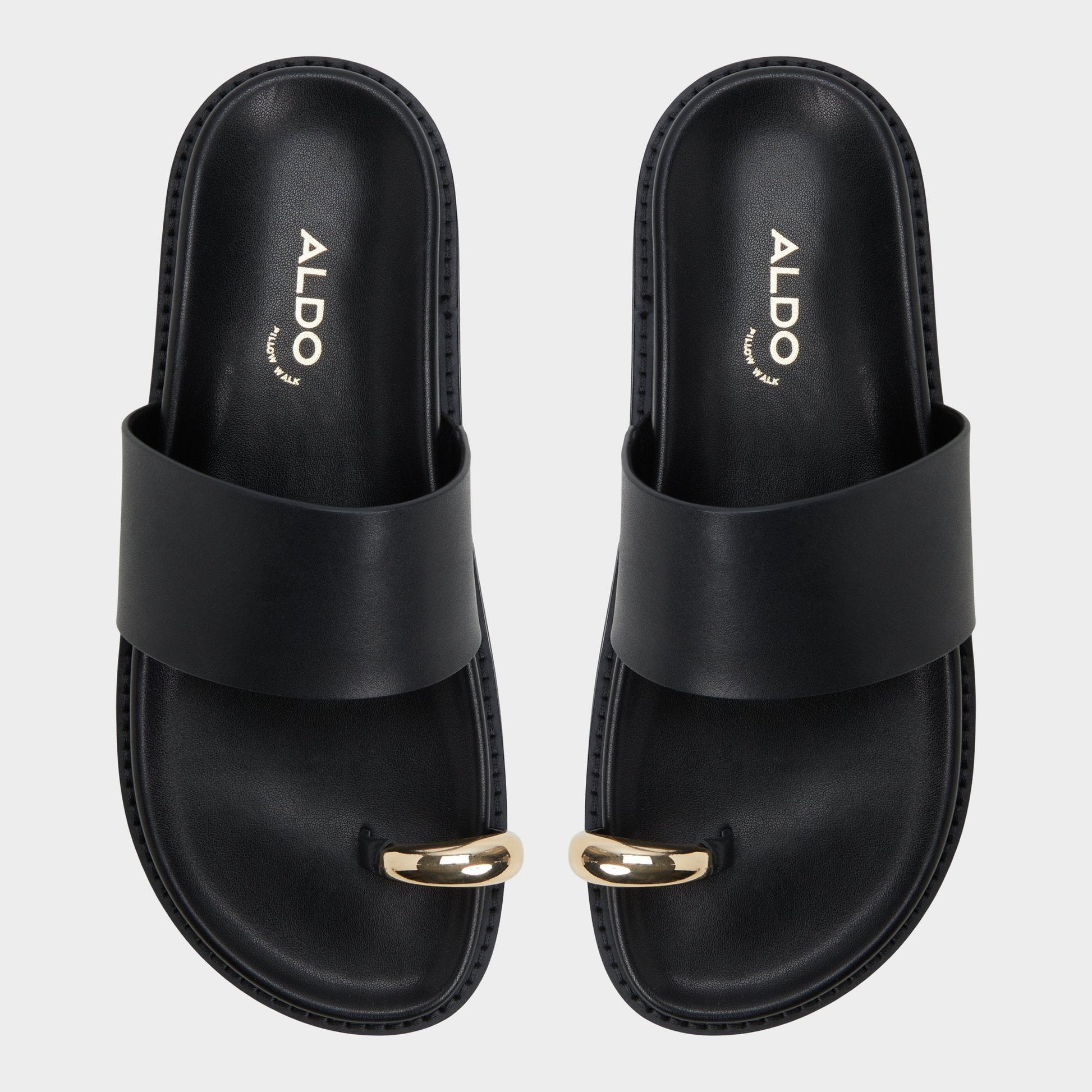 Beachstroll Black Women's Footbed sandals - Footbed sandal, Footbed sandal Aldo Black