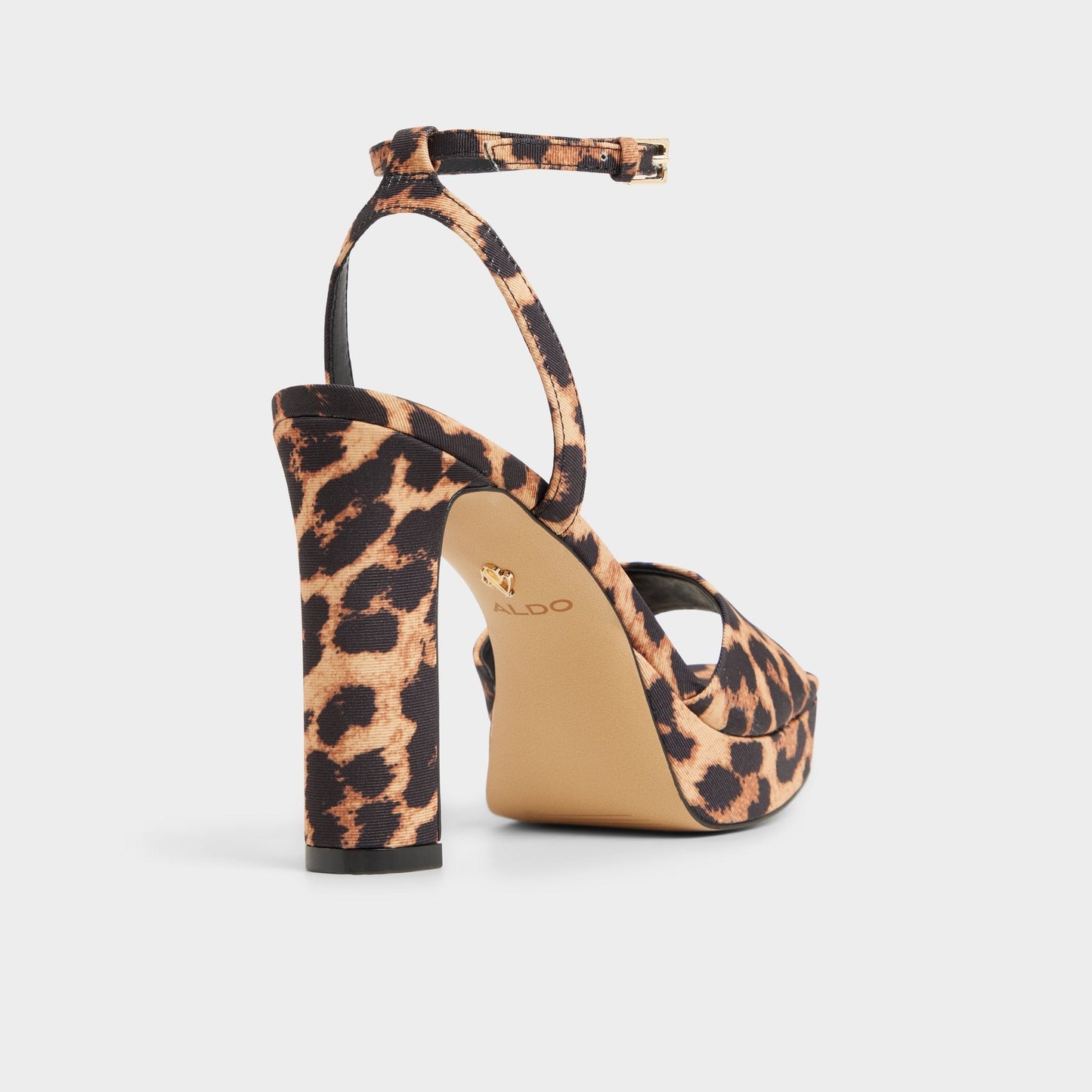 Chicgleam Brown Multi Women's Strappy sandals - Strappy heeled sandal, Platform Aldo Brown Multi