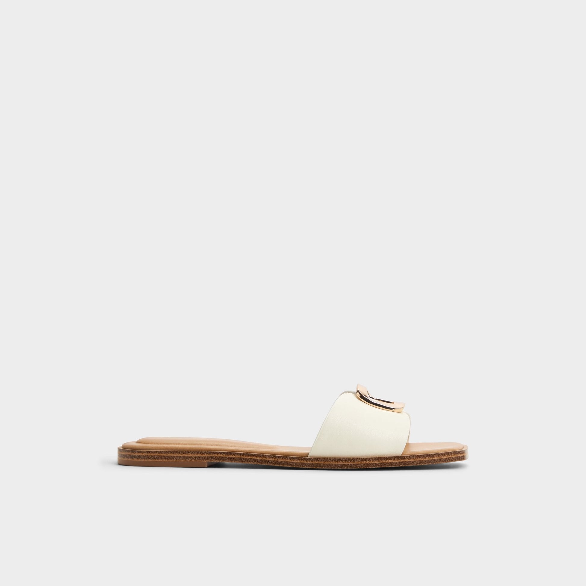 Tidella White Women's Flats - Slide sandal Aldo White