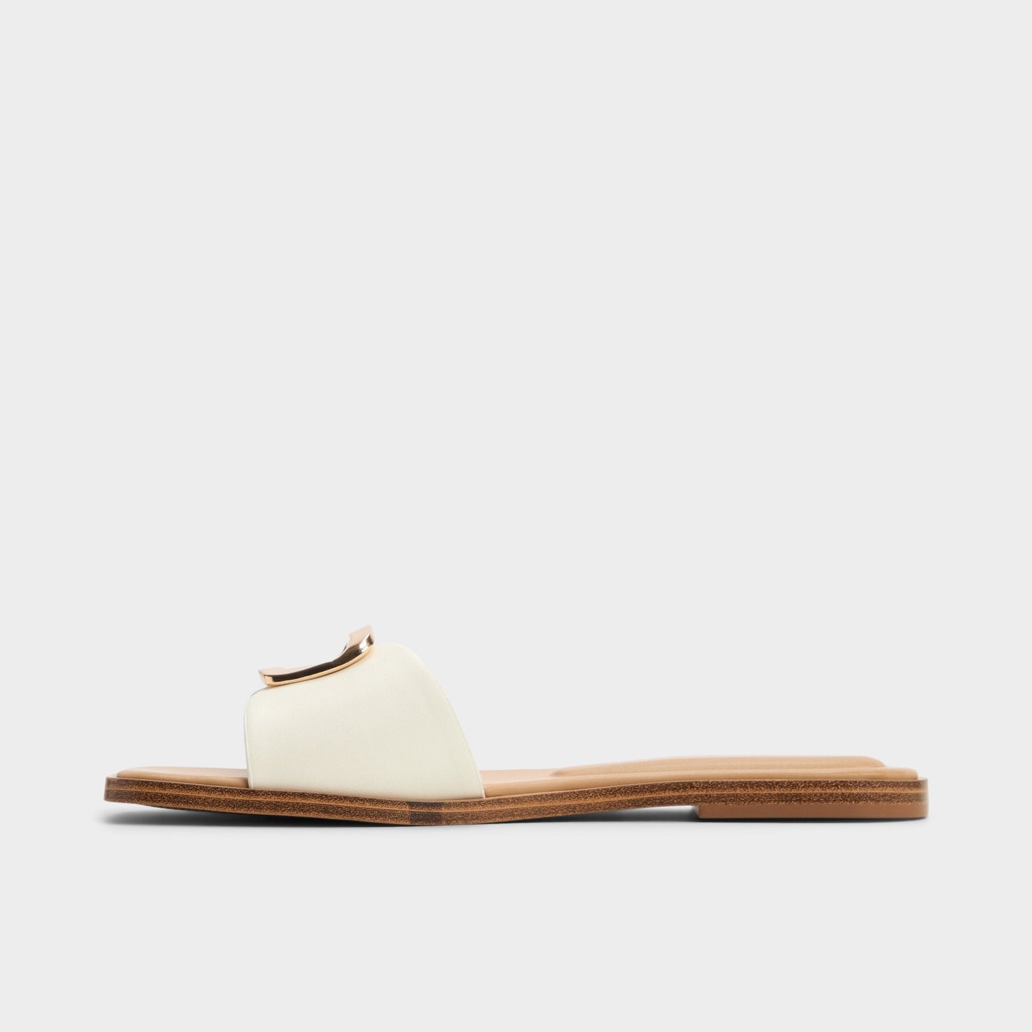 Tidella White Women's Flats - Slide sandal Aldo White