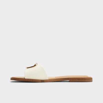 Tidella White Women's Flats - Slide sandal Aldo White