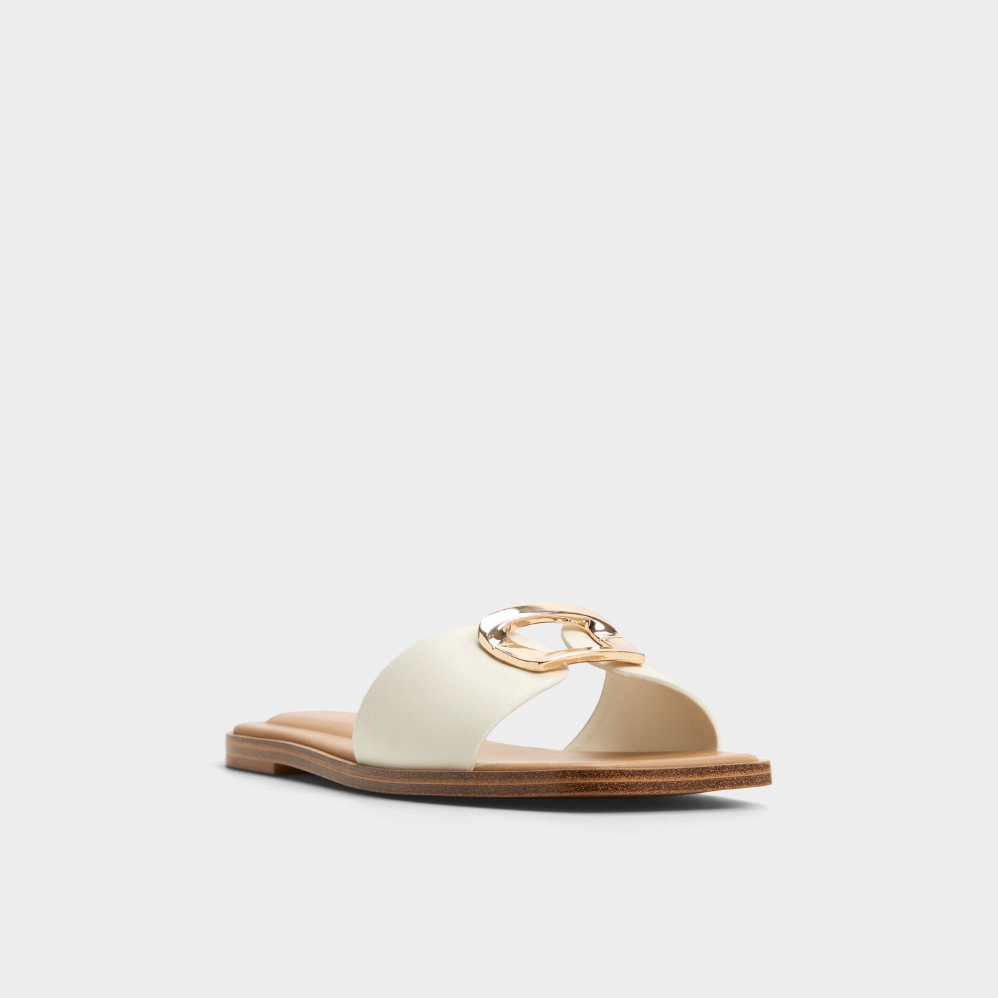 Tidella White Women's Flats - Slide sandal Aldo White