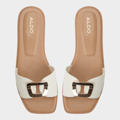 Tidella White Women's Flats - Slide sandal Aldo White