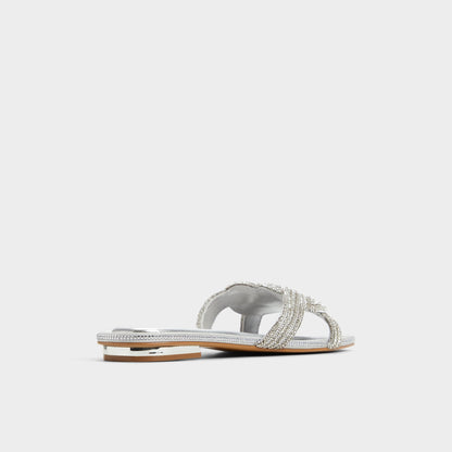 Karlina Silver Women's Iridescent metallics - Slide sandal Aldo Silver