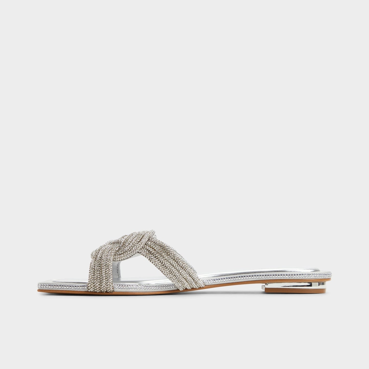 Karlina Silver Women's Iridescent metallics - Slide sandal Aldo Silver