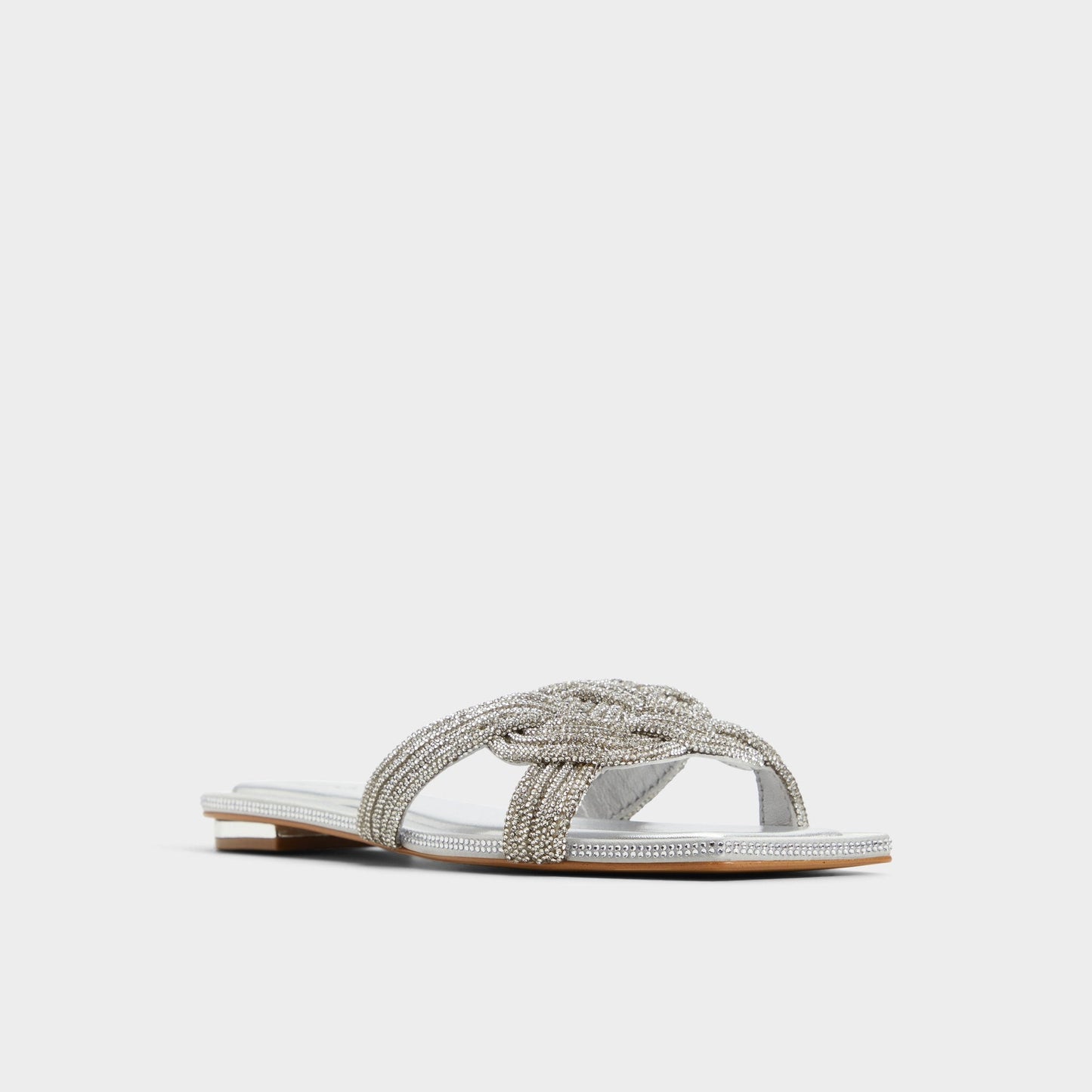 Karlina Silver Women's Iridescent metallics - Slide sandal Aldo Silver