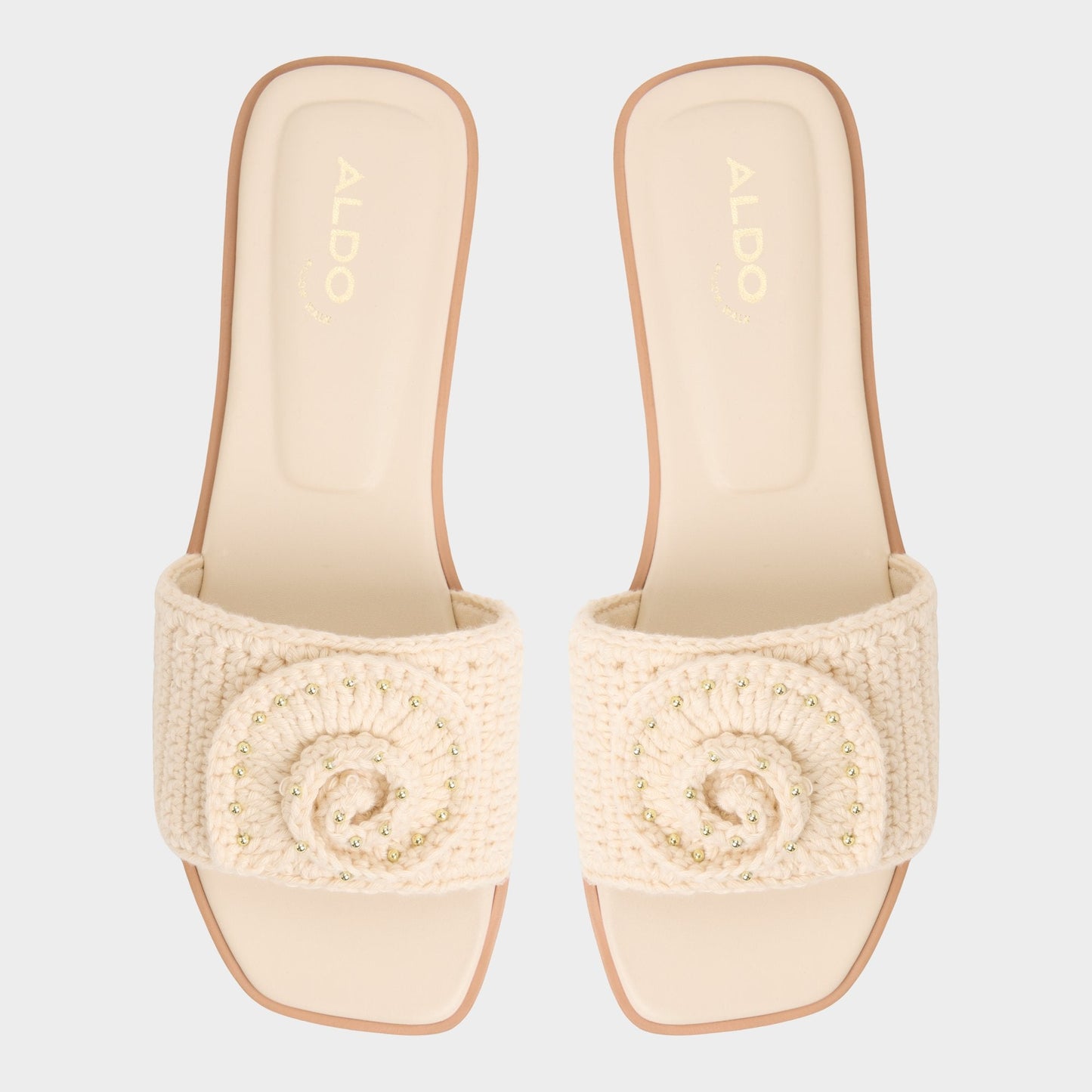 Sabbia Light Beige Women's Flats - Slide sandal Aldo Light beige