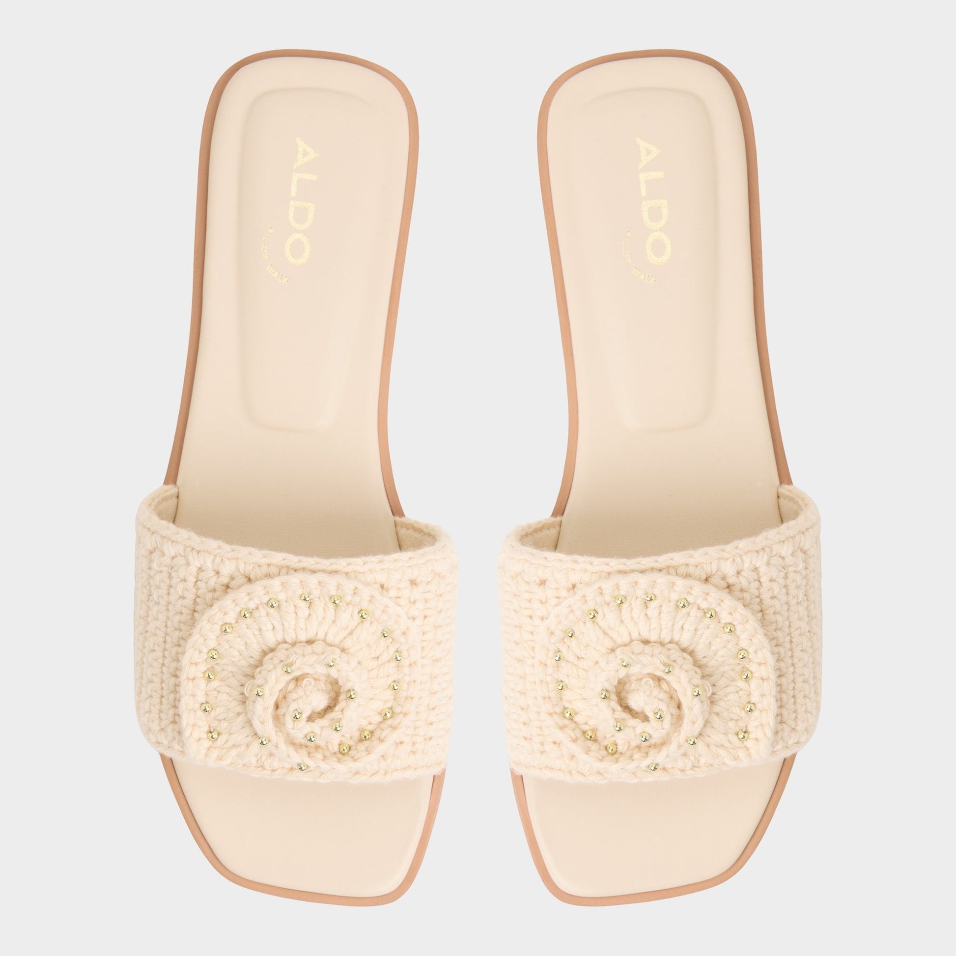 Sabbia Light Beige Women's Flats - Slide sandal Aldo Light beige