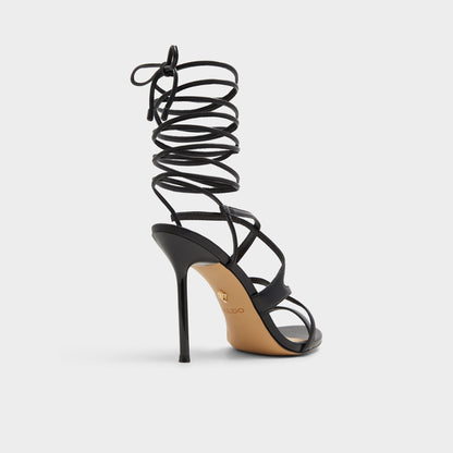 Marylou Black Women's Strappy sandals - Strappy heeled sandal Aldo Black