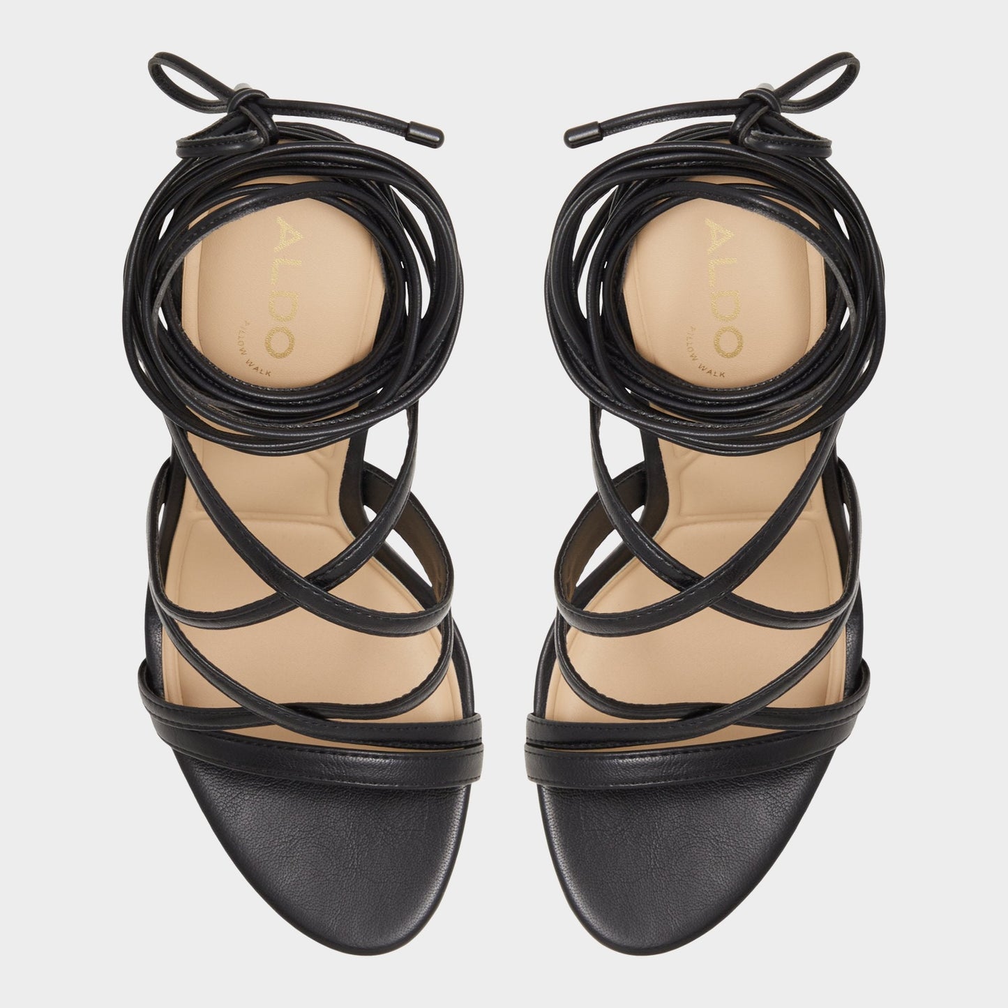 Marylou Black Women's Strappy sandals - Strappy heeled sandal Aldo Black