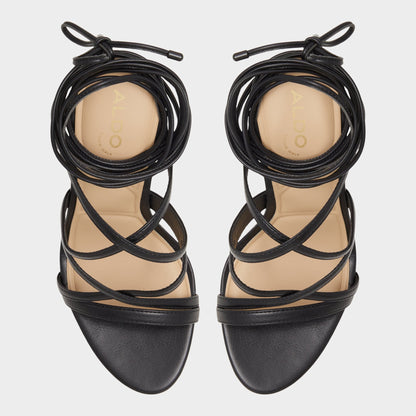 Marylou Black Women's Strappy sandals - Strappy heeled sandal Aldo Black