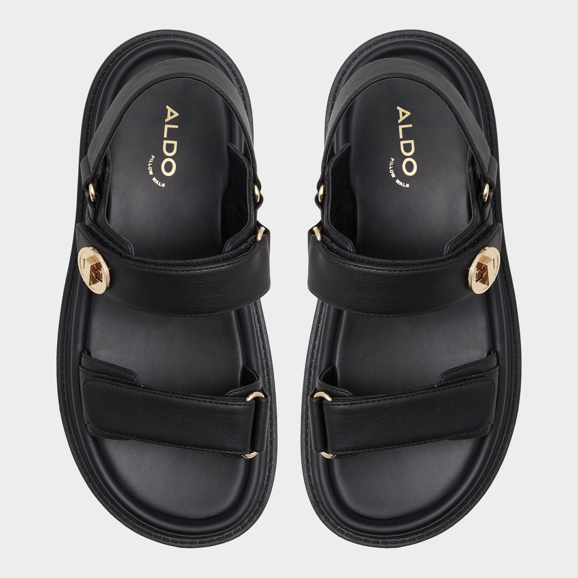Linette Black Women's Footbed sandals - Footbed sandal, Footbed sandal Aldo Black