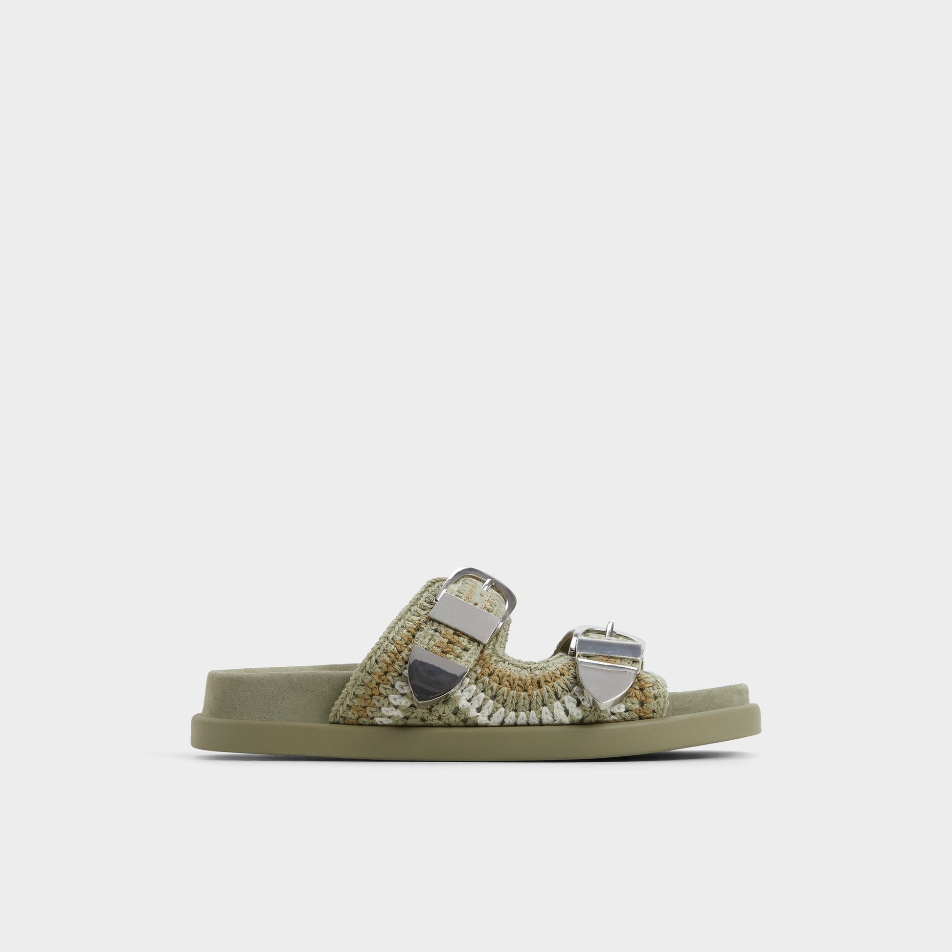 Bohodream Khaki Women's Footbed sandals - Footbed sandal Aldo Khaki