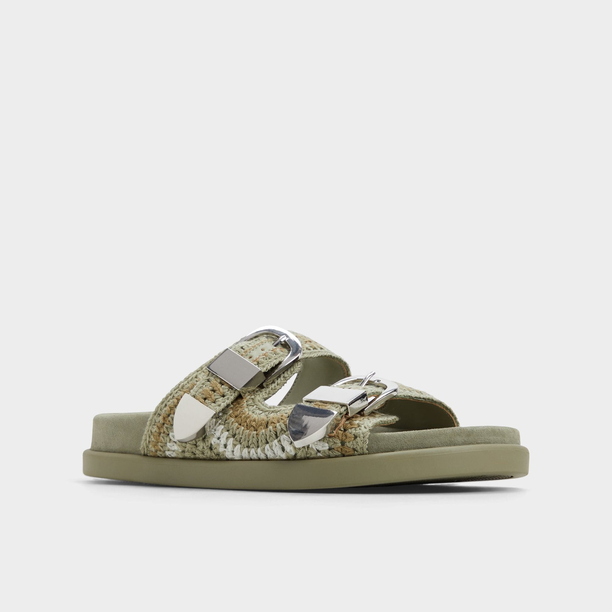 Bohodream Khaki Women's Footbed sandals - Footbed sandal Aldo Khaki