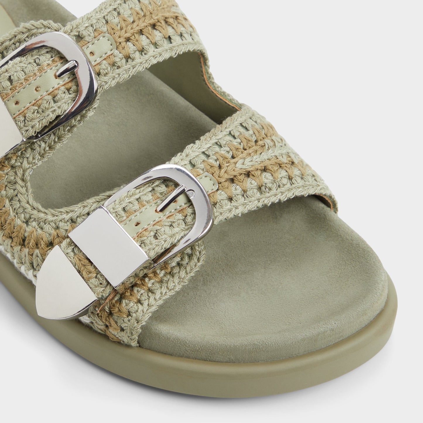 Bohodream Khaki Women's Footbed sandals - Footbed sandal Aldo Khaki