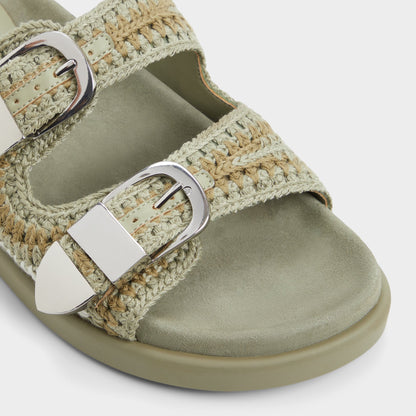 Bohodream Khaki Women's Footbed sandals - Footbed sandal Aldo Khaki