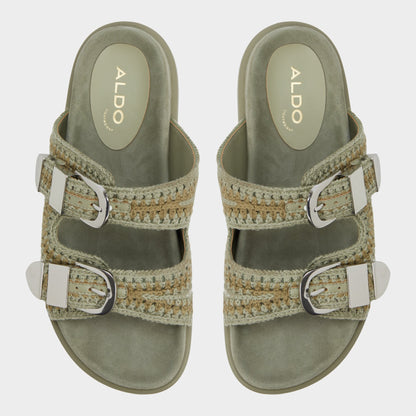 Bohodream Khaki Women's Footbed sandals - Footbed sandal Aldo Khaki